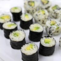 Sushi Avocado Maki California Rolls Uramaki