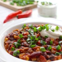 veganes Chili sin carne