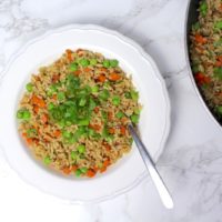 Gebratener Reis vegan Fried Rice chinesisch