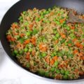 Gebratener Reis Gemüse Wok vegan