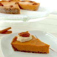 Pumpkin Pie vegan gluten free