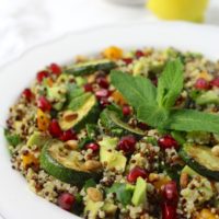 Quinoa Salat gesund vegan zum Mitnehmen