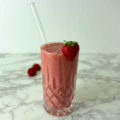 Erdbeer Milkshake Strawberry Smoothie vegan