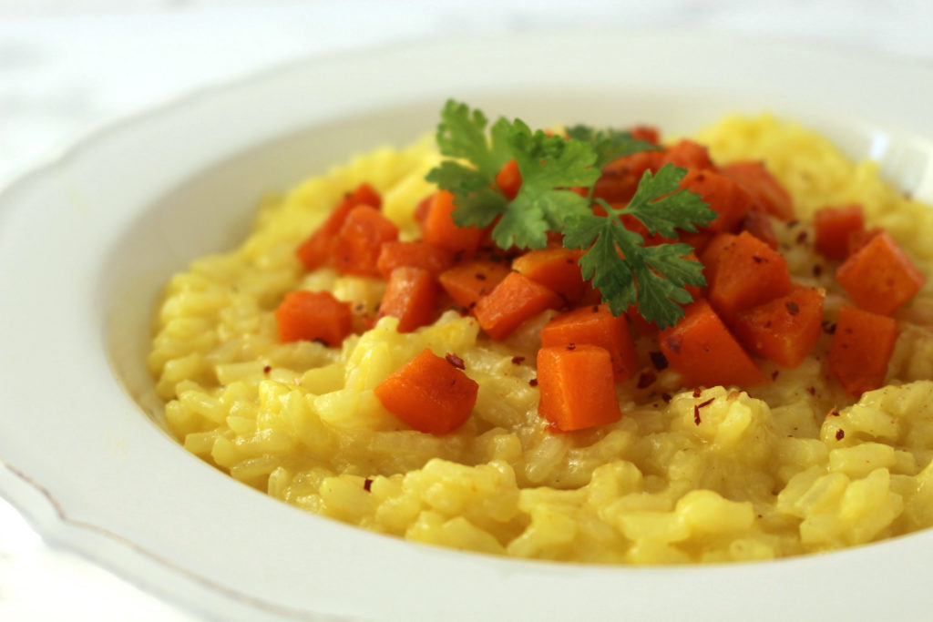 Risotto vegan Kürbis butternut squash