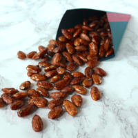 Gebrannte Mandeln Ahornsirup roasted almonds maple syrup