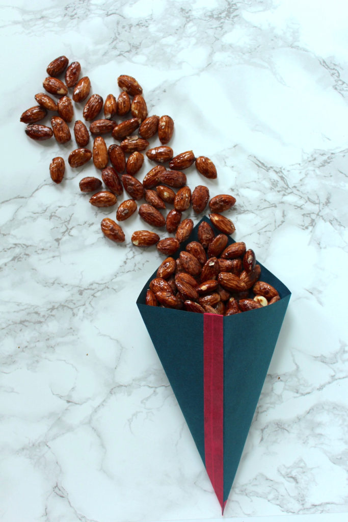 Gebrannte Mandeln Ahornsirup roasted almonds maple syrup