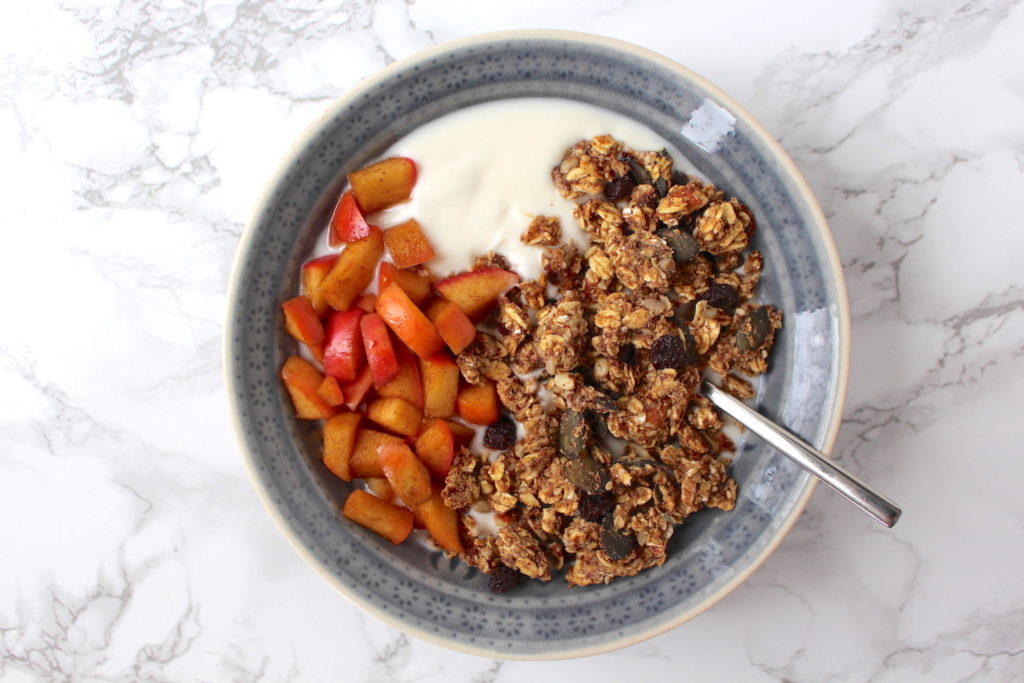 Granola oil-free healthy vegan Müsli gesund