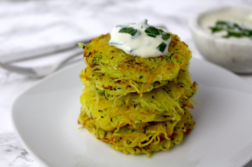 Kartoffelpuffer Reiberdatschi vegan potato fritters