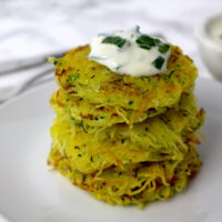 Kartoffelpuffer Reiberdatschi vegan potato fritters