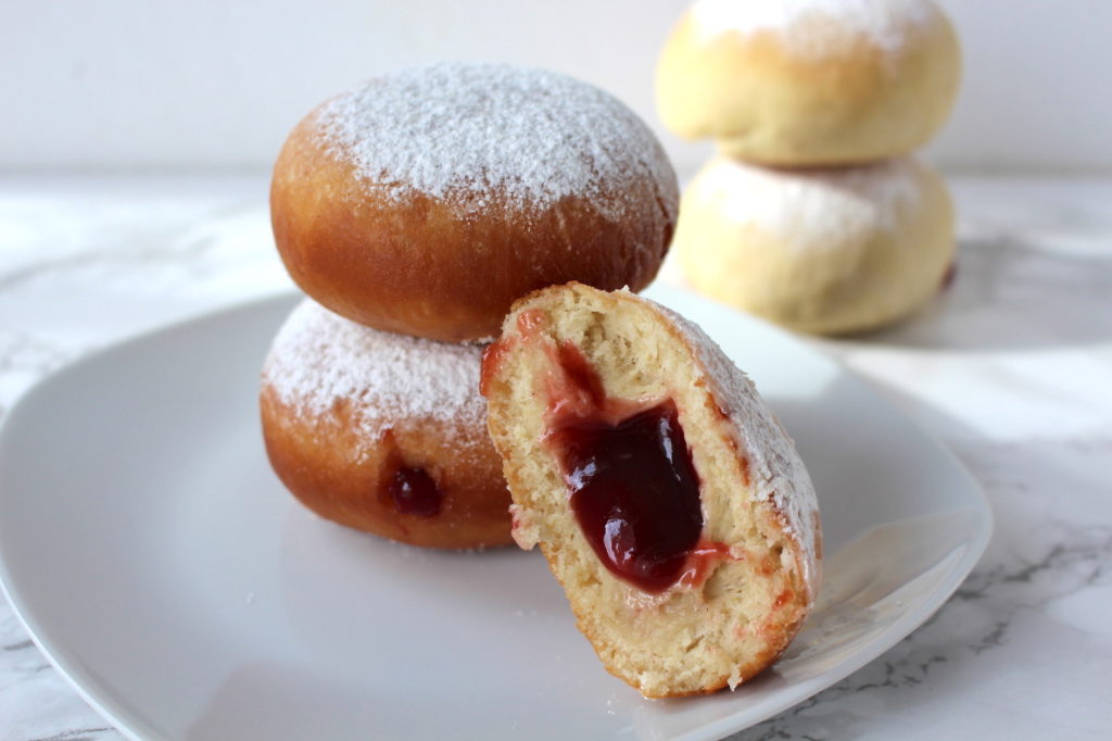 vegan Bavarian donuts doughnut