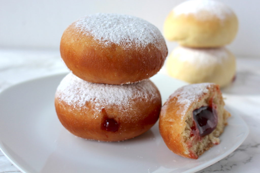 vegan Bavarian donuts doughnut