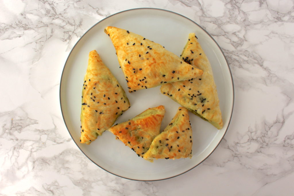 Blätterteigtaschen vegan Silvester Fingerfood